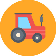 Tractor icon vector image. Can be used for Agriculture.