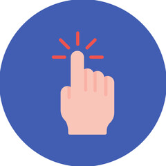 Obraz premium Clicks icon vector image. Can be used for Video Blog.