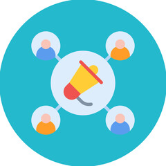 Viral icon vector image. Can be used for Video Blog.