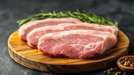 Fototapeta premium Raw meat pork