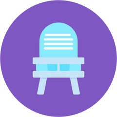 High Chair Line Icon