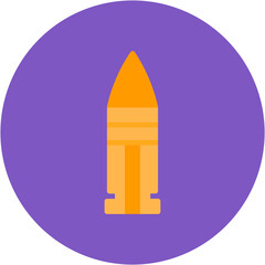 Bullet icon vector image. Can be used for Crime Investigation.