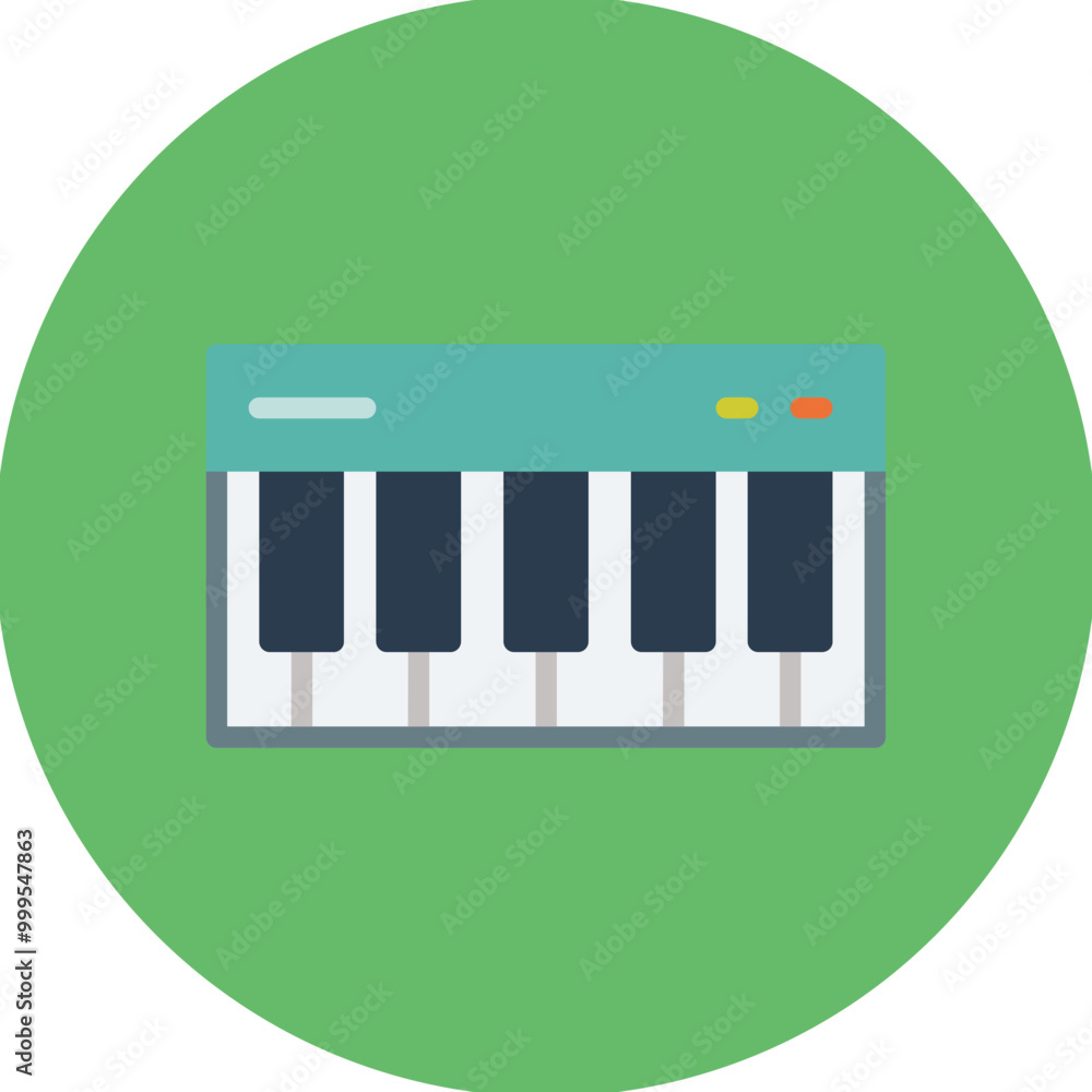 Wall mural Piano icon vector image. Can be used for Artist Studio.