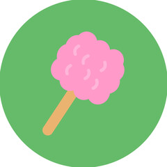 Cotton Candy icon vector image. Can be used for Water Park.