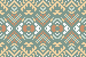 Traditional Design Geometric Patterns Drawingfolk Embroidery, Aztec Geometric Ornament Print. Design for Carpet, Wallpaper, Clothing, Wrapping, Fabric