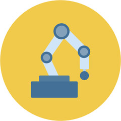Cobot icon vector image. Can be used for Robotics.
