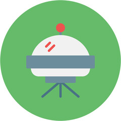 Space Probe icon vector image. Can be used for Robotics.