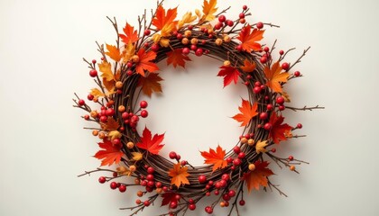  Autumns bounty a wreath of warmth and cheer