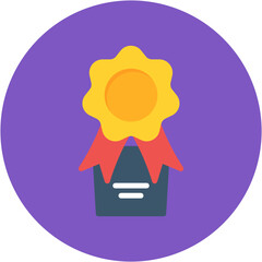 Award icon vector image. Can be used for Award Events.