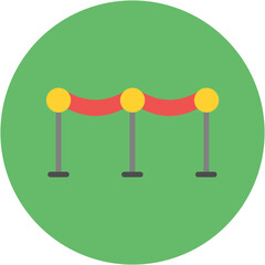 Fence icon vector image. Can be used for Award Events.