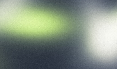 Glowing abstract grainy gradient background, green gray noisy texture color shape banner poster cover header backdrop design