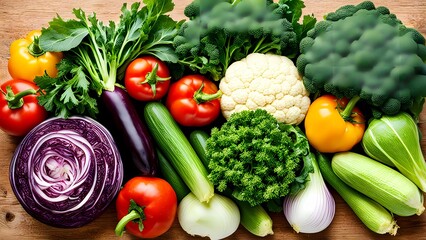 vegetables and fruits