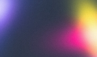 Glowing abstract grainy gradient background, pink blue purple green noisy texture color shape banner poster cover header backdrop design