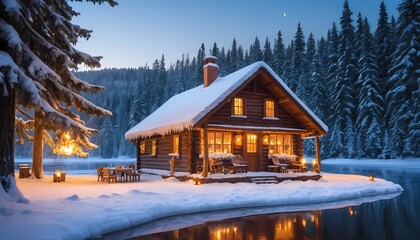 house in the mountains