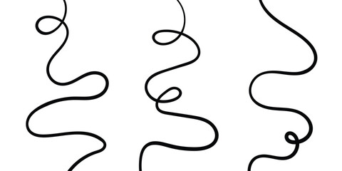 Minimalist black continuous line artistic background design. Vector illustration