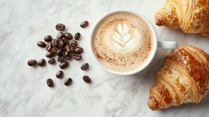 The Coffee and Croissants Delight