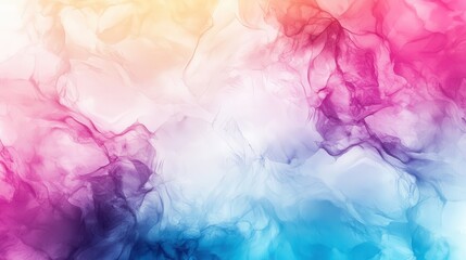 Obraz premium A soft, flowing watercolor texture in pastel tones, featuring transparent layers that blend together smoothly for a delicate, artistic effect.