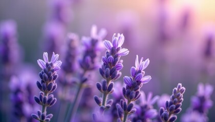 Obraz premium Ethereal beauty of lavender in bloom
