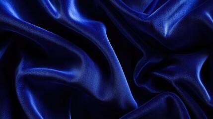 Fototapeta premium A soft velvet texture in deep royal blue, exuding luxury and elegance, ideal for high-end backgrounds and stylish decor.