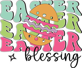 Retro Easter SVG