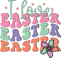 Retro Easter SVG