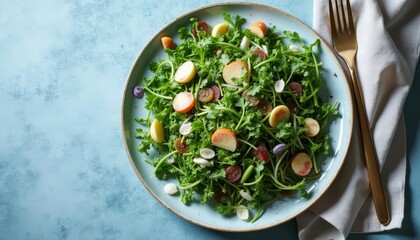  Fresh and vibrant salad ready to be savored