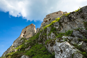 old fortress in the mountains