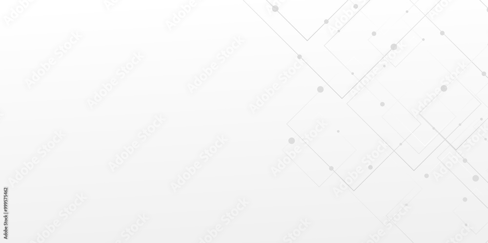 Aufkleber abstract seamless pattern of randomly arranged white rectangle frames with soft on gray background. 