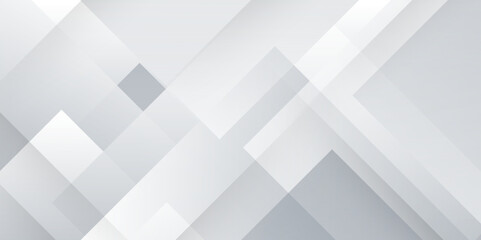 Grey, white abstract background geometry shine and layer element vector for presentation design. Minimal geometric design for cover, poster, banner,brochure, header,presentation,web, flyer, wallpapar.
