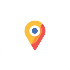 gps location flat icon. 3 d design