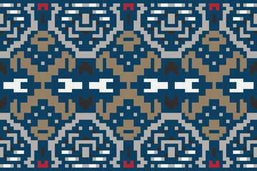 Geometric Traditional Indian Melodic Patternfolk Embroidery, Aztec Geometric Ornament Print. Design for Carpet, Wallpaper, Clothing, Wrapping, Fabric