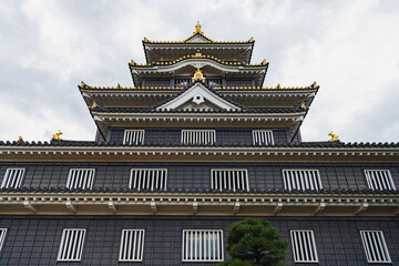 Naklejka premium 岡山城天守閣