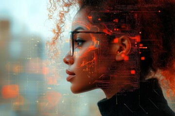 AI Cybersecurity Threat Analysis: Augmented Reality Insights by IT Specialist