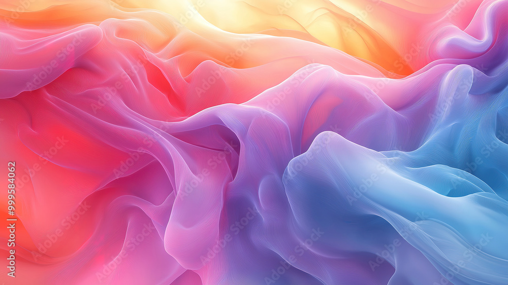 Poster dynamic abstract background with flowing fluid movement for a vibrant aesthetic