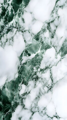 Fototapeta premium Green white marble background wall surface pattern. abstract stone texture out of natural granit