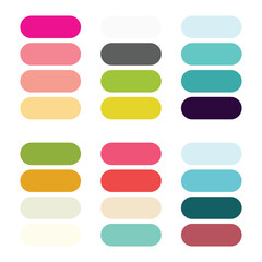 Obraz premium Abstract color palette Color swatches