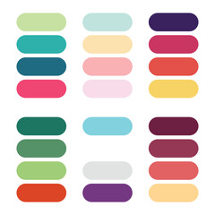 Abstract color palette Color swatches