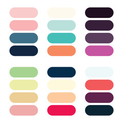 Obraz premium Abstract color palette Color swatches