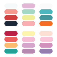 Obraz premium Abstract color palette Color swatches