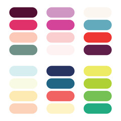 Obraz premium Abstract color palette Color swatches