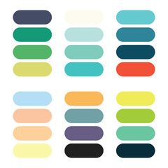 Obraz premium Abstract color palette Color swatches