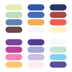 Obraz premium Abstract color palette Color swatches