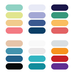 Obraz premium Abstract color palette Color swatches