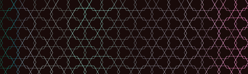 Fototapeta premium abstract geometric banner background 3D rendering