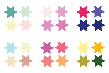 Abstract color palette Color swatches