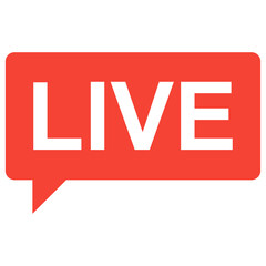 Live Stream, Streaming, Live Broadcast, Blog, Television Sign. Vector Illustration