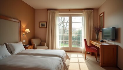  Cozy bedroom with natural light and modern amenities