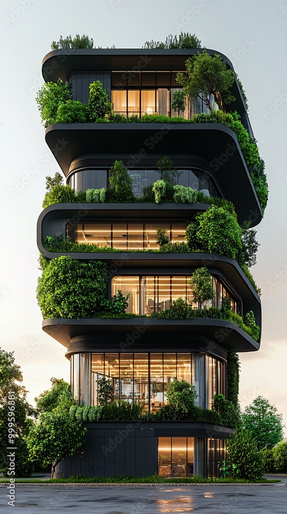 Poster a team of architects using ai to simulate eco-friendly building designs, ai sustainable architecture