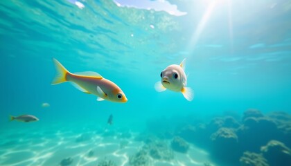  Underwater serenity with tropical fish