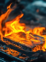 Hard Drive on Fire